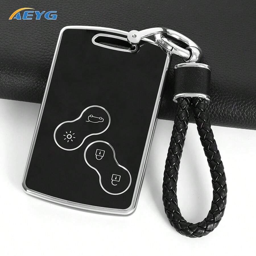 For Renault Megane 2 3 Clio Scenic Duster Kaptur Captur Logan Laguna Zoe Koleos Danilo Nema Fluence TPU Car Key Case Cover Shell - Renault F Model - View 1