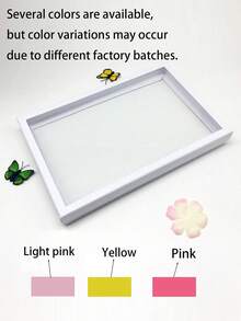 1pc 100-Slot Jewelry Ring Display Box, Large Capacity Storage Box, Tray-Style Earring Storage & Display Box, Dust-Proof Transparent Storage Box With Clear Cover, Ideal For Storing Earrings, Earrings, Multiple Rings, Drawer Storage And Display - Multicolor - View 4