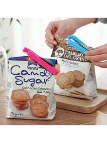 1PCS Plastic Food Bag Clip, Reusable Sealing Clip, Moisture-Proof, Dustproof, Fresh Kitchen Storage Box And Storage ,Household Helper - Mother's Day & Christmas Gift - Random - View 10
