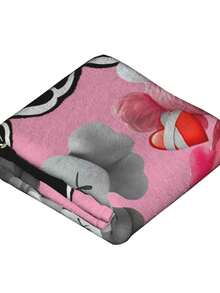 Kawss Merch Kawaii Kaw Blanket For Men Women Warm Cozy Fluffy Throw Blankets For Bed - 黑色 - 查看 2
