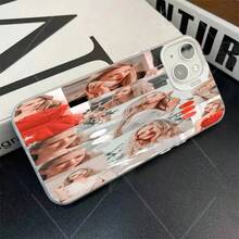 Funda de teléfono American Actress A-Amanda Seyfried 17 16 Pro Max 15 Pro 14 Plus 12 13 11 cubierta plateada colorida - Z6 - Ver 9