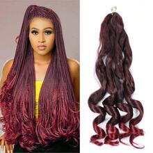 100g/Pack Brown French Curly 24 Inch Soft Braiding Wig, Pre-Stretched Fluffy Wavy Yaki Wig Suitable For Hair Extensions And Braiding - Multicolor - View 19