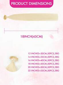 Extensions de cheveux à anneau nano de 12 à 24 pouces, extensions de cheveux humains Remy pré-liées à anneau nano, extensions de cheveux à anneau nano à fusion à froid, extensions de cheveux à embout nano, 50 mèches d'extensions de cheveux humains Remy, convient à tous, invisible, naturel - S60 - Voir 3