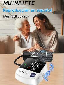 Español Monitor Presion Arterial Digital Lcd Para Brazo Intellective Carga USB - Blanco - Ver 4