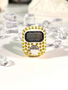 New Convenient Finger Counter, Adjustable Rhinestone Mini Handheld Counter, Electronic Rosary Ring Counter, Prayer Accessories, Multi-Purpose Counter, Compact Fashionable Luxury Ring, Counting Portable For Men & Women, Suitable For Holiday Gifts, Prayer Counting, Etc.