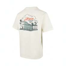 Adidas Camiseta de manga curta M CLUB SCENIC T, modelo TJN2512 para homens. - Bege - Ver 2