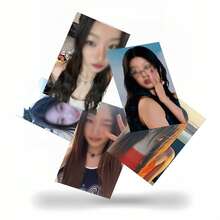 55张K-Pop KATSEYE照片卡套装 | Beautiful Chaos | Gabriela、Lana、Sophia、Manon、Yoonchae、MeiLOMO卡和贴纸 | 粉丝收藏及日记装饰 KATSEYE激光卡 明星周边专辑自印卡、照片LOMO卡 装饰礼品，适合粉丝 | 生动插画 | 高品质印刷 - 彩色 - 查看 6