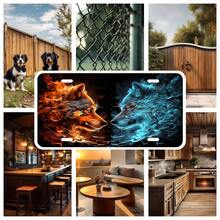 Vintage Style Aluminum Wall Plaque ( 12x6inch ) - Multi-Functional Decoration For Home, Bar, Cafe, And Garage, Metal Wall Art Decoration, Room Decoration, Restaurant Decoration CP - A - View 4