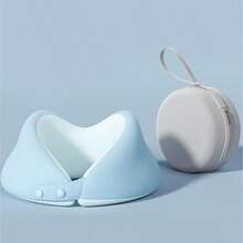 Memory Foam Travel Pillow, U-Shaped Neck Pillow With Storage Case, Removable & Foldable Travel Pillow Set, Washable Car Neck Pillow, Office Pillow, Sleep Pillow, Portable Travel Neck Pillow, Airplane Pillow. Available In Multiple Colors. Holiday Gift. - Multicolor - View 12