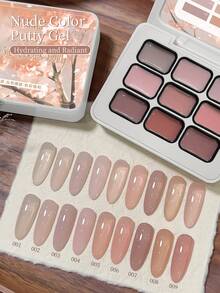 Jillradia 9-Colors New Popular Solid Gel Nail Gel Semi Permanent Nail Art Soaking UV LED Gel Christmas Manicure Gift Nail Salon DIY Manicure - 彩色 - 查看 6