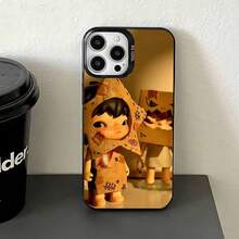 Cute H-Hironos Little Boy Phone Case For IPhone 17,16,15,14,13,12,11,Pro,Max,Plus,E,Air,Mini Black Tpu Cover - z1 - Xem 10
