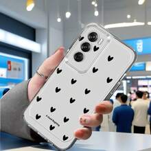 Funda de teléfono para Oppo A3 A3 Pro A3X A16 A17K A18 A38 A40 A55 A57 A57S A58 A60 A76 A77S A78 A79 A80 5G A95 A98 Reno 5 8T 10 11 Pro 12 13F Funda de teléfono de TPU transparente a prueba de golpes de cobertura completa, funda suave a prueba de golpes de moda simple, funda protectora personalizada con patrón creativo 4040 - Colores mixtos - Ver 7