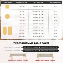Kitchen Tablecloth - 132.1 X 177.8 cm (Rectangular) + Azul - View 7