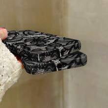Sexy Lace Phone Case - Compatible With IPhone 17, 16, 15, 14, 13, 12, 11, Pro Max, Pro - Black - View 5