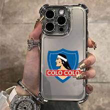 Funda de teléfono con revestimiento Social-Y-Deportivo-Colo para 17 16 15 14 13 12 11 Pro Max  Plus Airbag anticaída - DDB-309DDG0726A6 - Ver 11