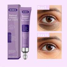 KOEC Retinol Firming Eye Cream,Deep Moisturing Eye Serum For Dark Circles And Puffiness, Reduces Wrinkles And Fine Lines,Anti-Aging Eye Treatment Whitening Cream