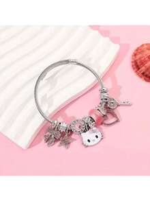 Hello Kitty 猫咪手链，创意手链，送给女性的甜蜜礼物，最佳生日礼物，情人节礼物，派对礼物，女士礼物，Hello Kitty 美容健康系列，Hello Kitty