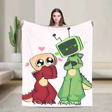 Dandys World Astro Sleep Warm Soft Blankets  Decorative Plush Throw Blanket Funny Home Decor Bedspread Sofa Bed Cover - 14 - Xem 11