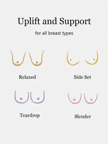 Women's Strapless Push-Up Bra, Backless Bra - Suitable For Wedding Dresses, Summer Outfits, Non-Detachable Lining, Nylon Elastic Blend - Apricot - View 9