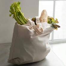 Bolsas Tote Bag Ecolgicas de Manta Cruda, Bolsa Reutilizable para Pintar y Personalizar, Robusto y Duradero, Bolsas de Lona para el trabajo, viajes y compras - 20 + 40 x 35 x 10 cm - Ver 3