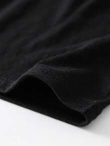 Men's Basic Long-Sleeve T-Shirt | Anti Social Club Graphic T-Shirt | Green Cross And White Lettering Design | 100% Cotton | Soft And Comfortable | Suitable For Everyday Wear | Men's Gift | Unisex Crew Neck | Made In The USA | Factory Direct - 黑色 - 查看 5