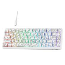 Teclado mecánico con efecto Hall AJAZZ AK680MAX con cable, 68 teclas intercambiables, teclado mecánico personalizable, retroiluminación mixta, compacto y portátil, iluminación RGB, DIY - Productos oficiales y auténticos de AJAZZ - Ver 9