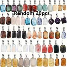 20个随机颜色混搭的月亮、心形、水滴、石头形状吊坠，适合DIY时尚项链饰品制作工艺品，也是一份特别的礼物。 - 彩色 - 查看 23