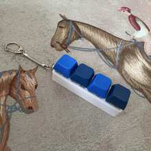 1pc Teens Stress Relief Toy/Push Button /Finger Pressing Decompression Gadget/Keychain/Creative Toy/Keychain/Keychain/Keyboard Squeeze Mechanical Squeeze/Key Decompression Toy - Multicolor - View 3