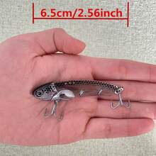8192 Pcs Long Casting Metal VIB Sequin Lure, Anti-Rust Triple Hooks, Thin Back VIB Lure For Bass And Crappie Fishing - Multicolor - View 3