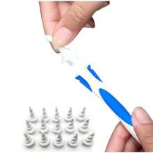 TYUI Earwax Removal-Spiral Ear Wax Removal Tool Reusable Earwax Removal Kit  Ear Cleaner With 16 Pcs Soft And Flexible Replaceme - như hình ảnh - Xem 7