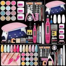 Acrylic Nail Kit For Beginners With Everything Nails Kit Acrylic Set With Drill And U V Light Professional Glitter Powder Decorations Rhinstones DIY Gifts For Women - Bộ móng Acrylic - Xem 1