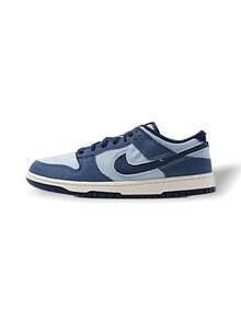 Nike Dunk Low Retro SE 2 系列男女通用运动鞋，透气吸汗速干，百搭纯色深蓝/浅蓝，适合运动、日常穿着和户外穿着，型号 HF3141-400 - 深藍色/淺藍色 - 查看 2