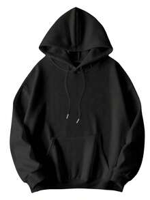 Women's Hooded Sweatshirt, Disney, Mickey Mouse, Christmas Elements, Cartoon Pattern - Printed Design, Casual Loose Women's Top, Soft And Skin Friendly, Suitable For Various Occasions Such As Home And Outdoor Wear In Autumn And Winter Seasons - 黑色 - 查看 2