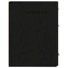 vidaXL Szafka apteczna, dąb czarny, 20 x 45,5 x 60 cm - Czarne - Zobacz 7