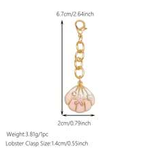 10件套珐琅海洋生物吊坠套装，带龙虾扣，可爱鱼壳吊坠，可用于DIY手工制作，也可作为钱包、包包、背包挂饰。 - 彩色 - 查看 20