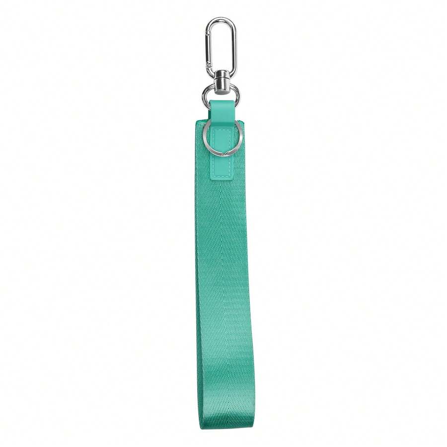 Wristlet Keychain For Women & Men – Stylish And Durable Key Chain Holder, Wallet Holder & ID Badge Lanyard Strap For Keys, Car Keys, Mobile Phones, Or Small Items, Premium Leather & Metal Buckle, Multi-Color, Convenient Hands-Free Design, Perfect Christmas Gift For Friends, Family, Teachers & Teens - 淺綠色 - 查看 1