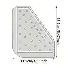 1pc Dreamy Star Lace Pattern Metal Cutting Die, Suitable For DIY Scrapbooking, Card Making And Album Crafts - Silver