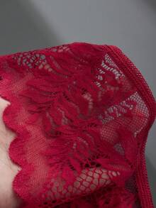 APRSEA 3pcs Women's Feather Lace Semi Transparent Low Waisted Charming Erotic Sexy Thong Soft Comfortable Ladies Sexy Lingerie Panties - Multicolor - View 6