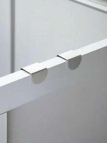 4个Z字形金属门钩 - 安装简便，无需钻孔 - 非常适合在厨房、浴室、卧室悬挂外套、毛巾等物品