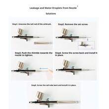 1pc Rechargeable 1000mAh Mini Air Compressor Kit Air Brush Spray Gun For Face Beauty Nano Fog Mist Sprayer Professional Airbrush Kit, Dual-Action Spray Gun For Makeup, Nail Art, Model Painting & Cake Decorating