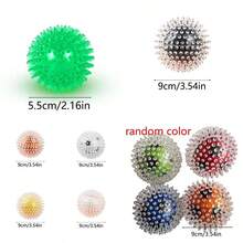 1pc Spiked Pet Toy Ball, Interactive Training Chew & Dental Care Ball, Suitable For Small, Medium & Large Dogs - Random Color - Multicolor - View 10