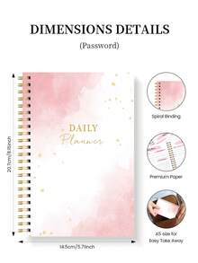 Trees 1 Undated Daily To-Do List Planner - Multicolor - View 6