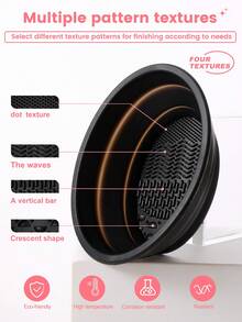 19pcs Makeup Brush Set, Including: 1 Multi-Functional Zipper Waterproof Makeup Bag + 3 Triangle Makeup Sponges + 3 Mini Air Cushion Makeup Sponges + 1 Hair Tie + 2 Bowl Hanging Ropes + 2 Cleansing Sponges + 2 Makeup Brush Cleaning Tools + 1 Face Ice Pack + 1 Silicone Soft Hair Brush + 3 Air Cushion Makeup Sponges - Black - View 9