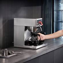 12 Cups Commercial Drip Coffee Maker, Coffee Maker Machine With 3 Glass Carafes And 3 Warmer Plates, Stainless Steel Pour Over Coffee Brewer For Restaurant, Office, Cafe - 15.94 X 15.94 X 18.11 In - View 1