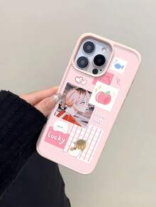 Funda magnética Lucky Cat, con adorables gatitos y dulces colores pastel, compatible con  17,  16,  16 Pro Max,  15,  15 Pro Max,  14,  13 y  12. En comparación con el modelo  11 Pro, ofrece mayor protección contra golpes. Es un regalo ideal para familiares, amigos, niños, cumpleaños, Año Nuevo Chino, vacaciones, parejas y San Valentín. - Rosa - Ver 4