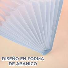 Folder Plástico Repelente Tipo Maletín 12 Separadores - Rosa - Ver 4