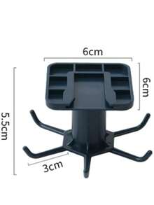 Ganchos de cocina con rotación de 360°para utensilios, estante de almacenamiento imprescindible para autocaravana, ganchos adhesivos sin clavos para colgar utensilios de cocina/herramientas/toallas/cuchillos - Multicolor - Ver 3