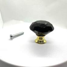 30mm Smooth Round Glass Cabinet Door Knobs/Pulls, Colorful Drawer Handles Suitable For Home, Cabinet, Drawers And Dresser, With Screws - Multicolor - View 27