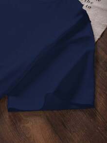 Women T-Shirts - Navy Blue - View 2