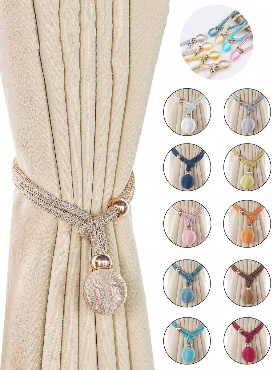 Cierre magnético, colgante magnético para cortinas, colgante para mantel, colgante antiviento para cortinas, magnético, contrapeso magnético, resistente al agua y al óxido, contrapeso para cortina de ducha, adecuado para tela de cortina, mantel